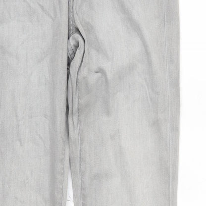 H&M Womens Grey   Straight Jeans Size 26 in L31 in
