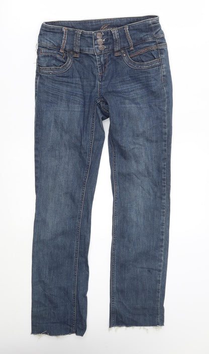 Womens UK Size 26 Preworn Regular Fit Straight Blue Jeans