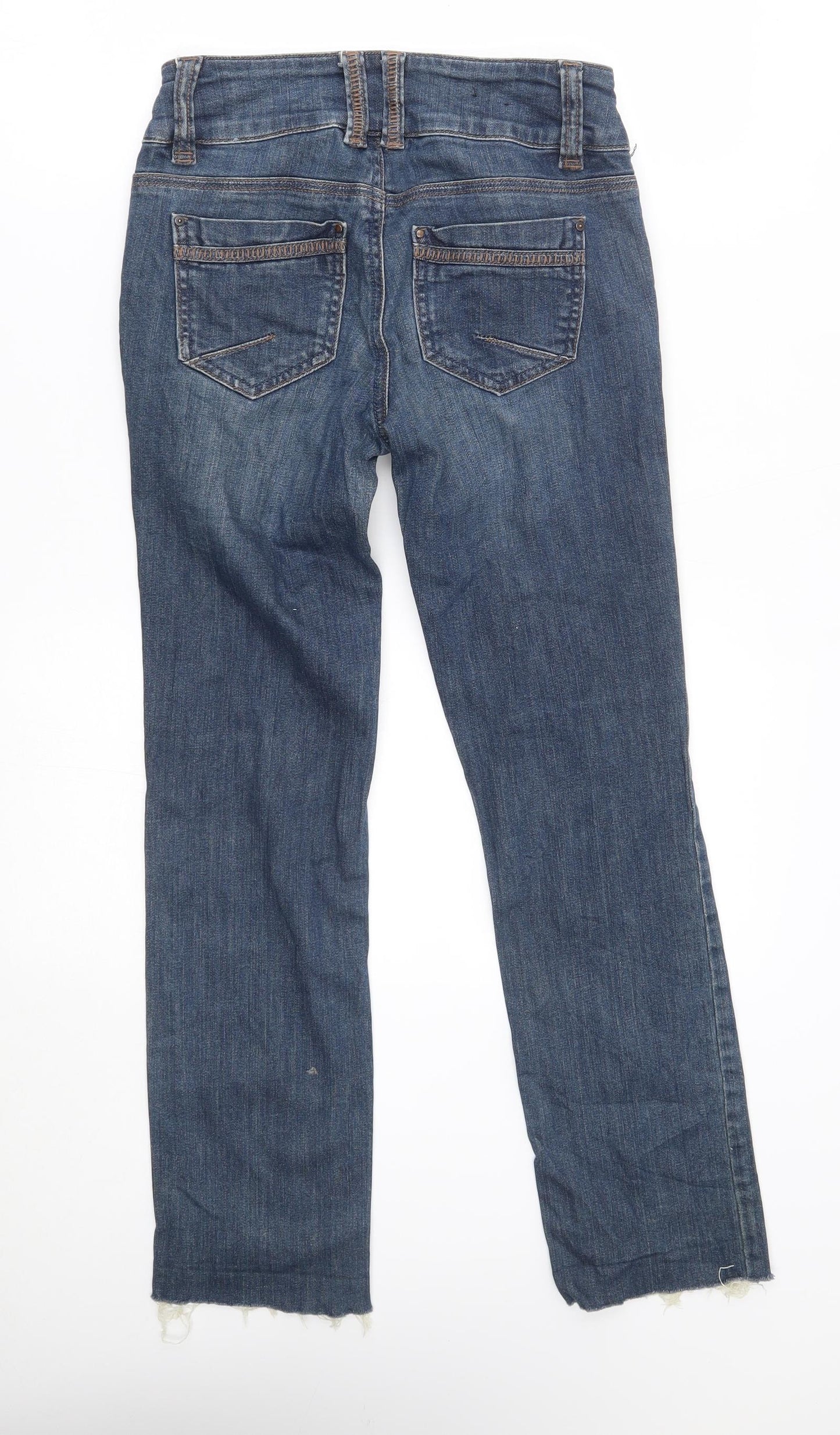 Womens UK Size 26 Preworn Regular Fit Straight Blue Jeans
