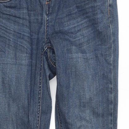 Womens UK Size 26 Preworn Regular Fit Straight Blue Jeans