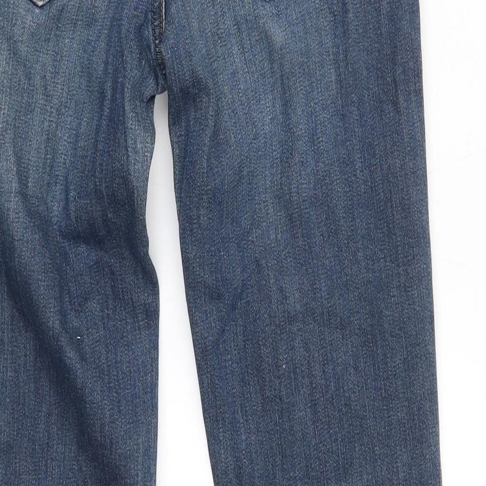 Womens UK Size 26 Preworn Regular Fit Straight Blue Jeans