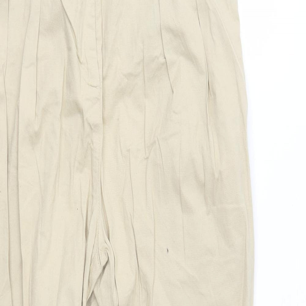 Womens UK Size 10 NEXT Regular Fit  Beige Trousers