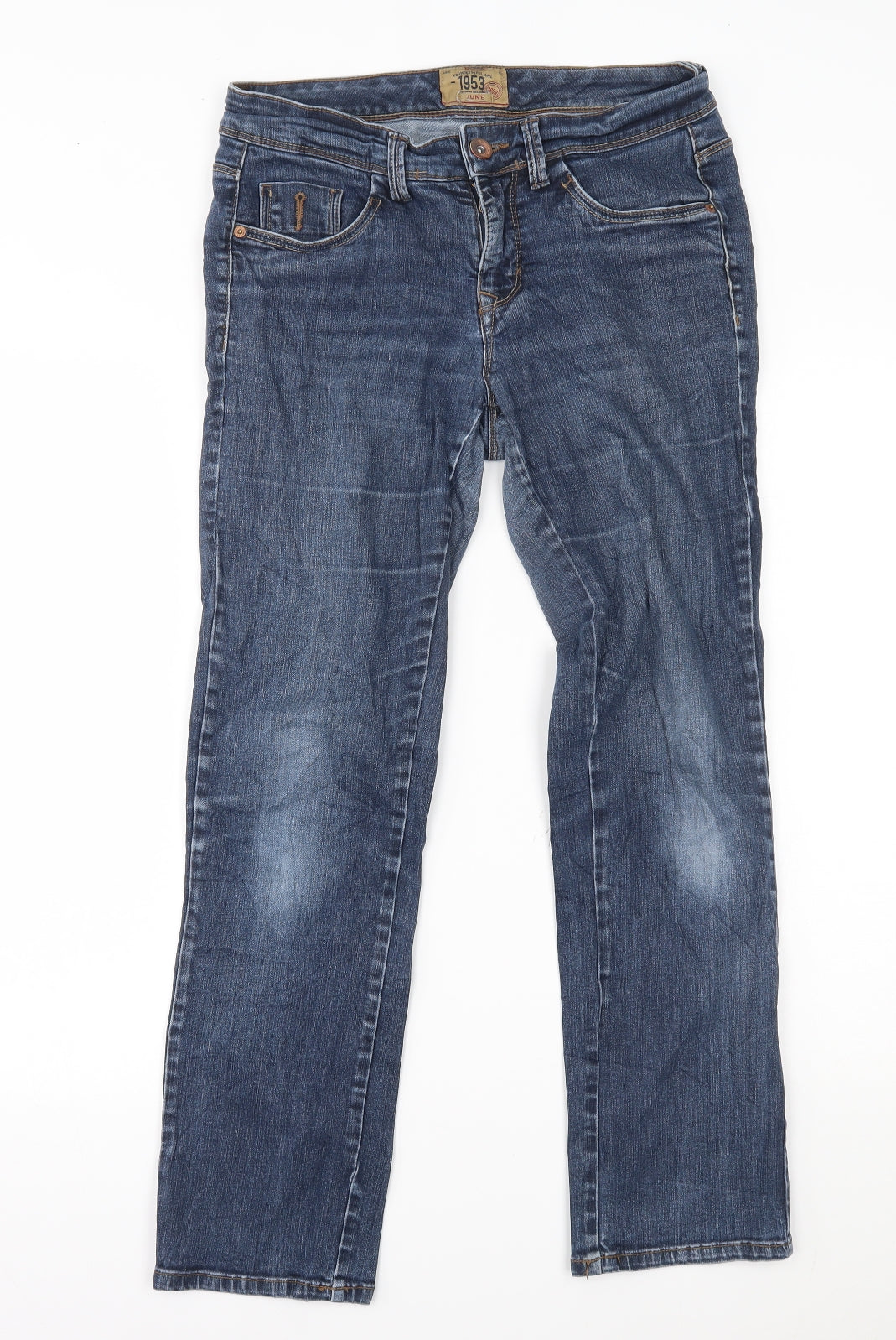 kappahl Womens Blue   Straight Jeans Size 10 L28 in