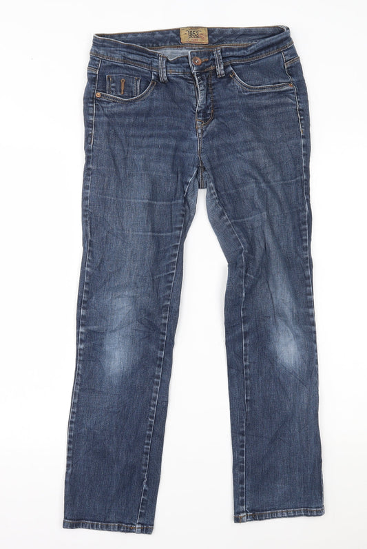 kappahl Womens Blue   Straight Jeans Size 10 L28 in