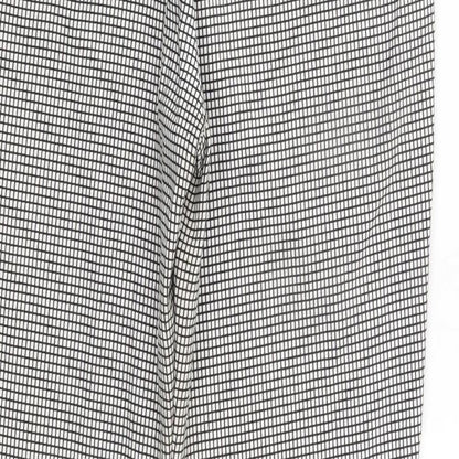 Womens UK Size 8 Zara Regular Fit  White Trousers