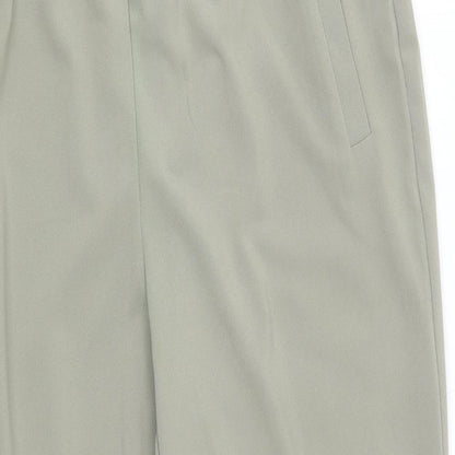 Womens UK Size 32 in Preworn Regular Fit Capri Green Trousers
