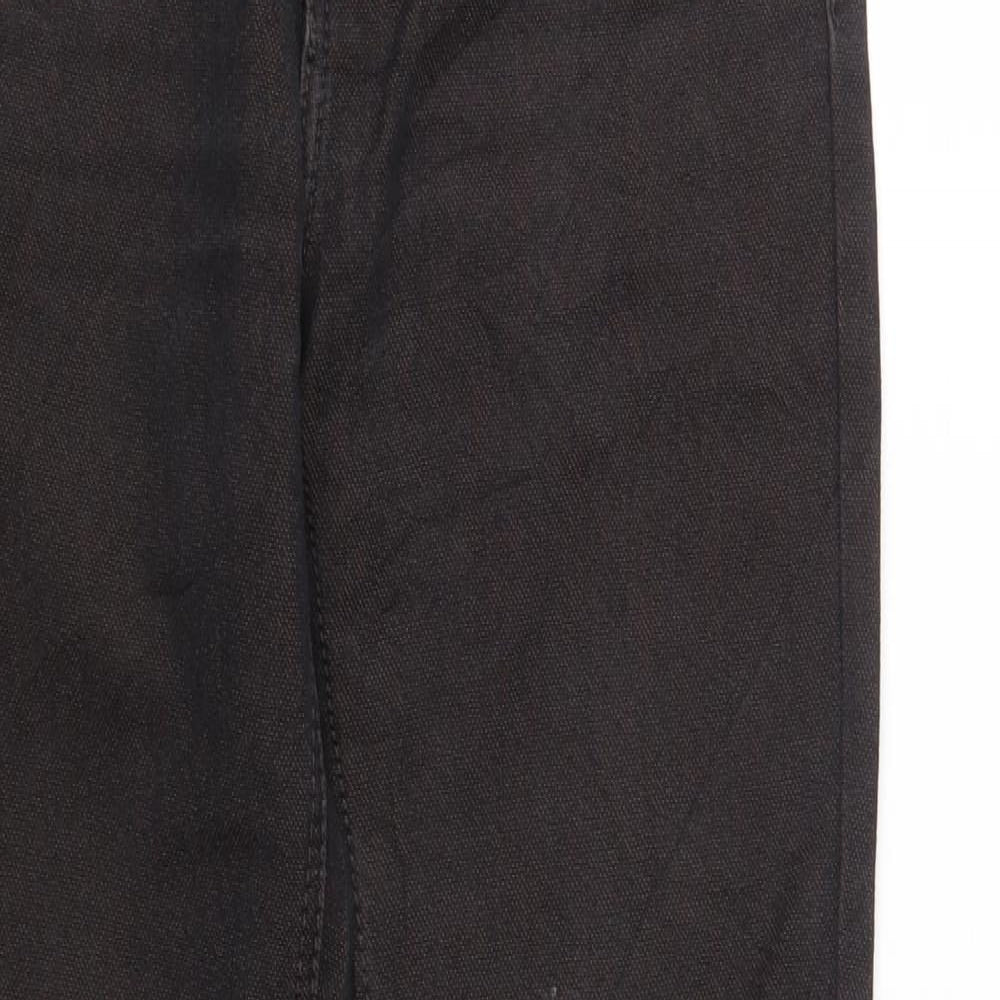 Womens UK Size 8 onado Regular Fit Straight Brown Jeans