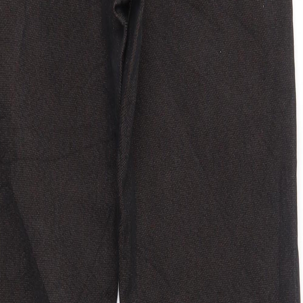 Womens UK Size 8 onado Regular Fit Straight Brown Jeans