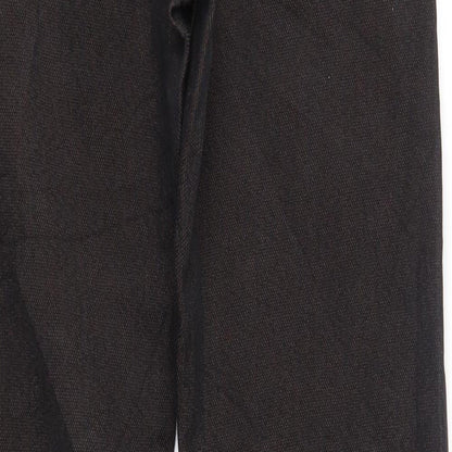 Womens UK Size 8 onado Regular Fit Straight Brown Jeans