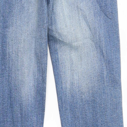 clullin Womens Blue   Straight Jeans Size 6 L30 in
