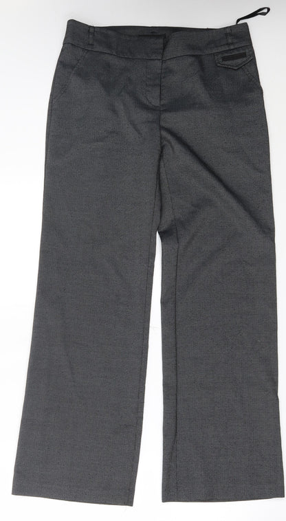 George Womens Grey   Trousers  Size 10 L29 in