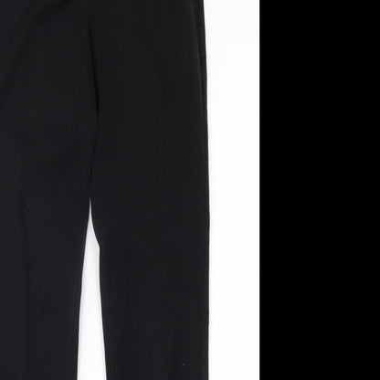 Womens UK Size 8 M&S Regular Fit  Black Trousers