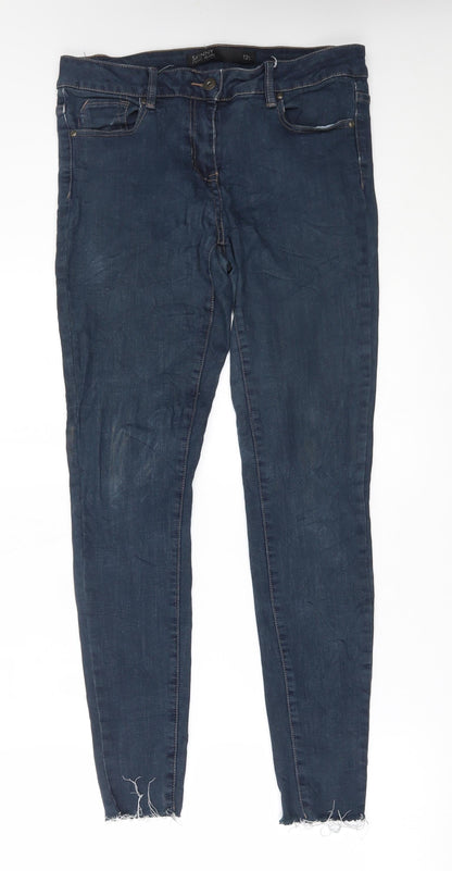 NEXT Womens Blue   Skinny Jeans Size 12 L26 in