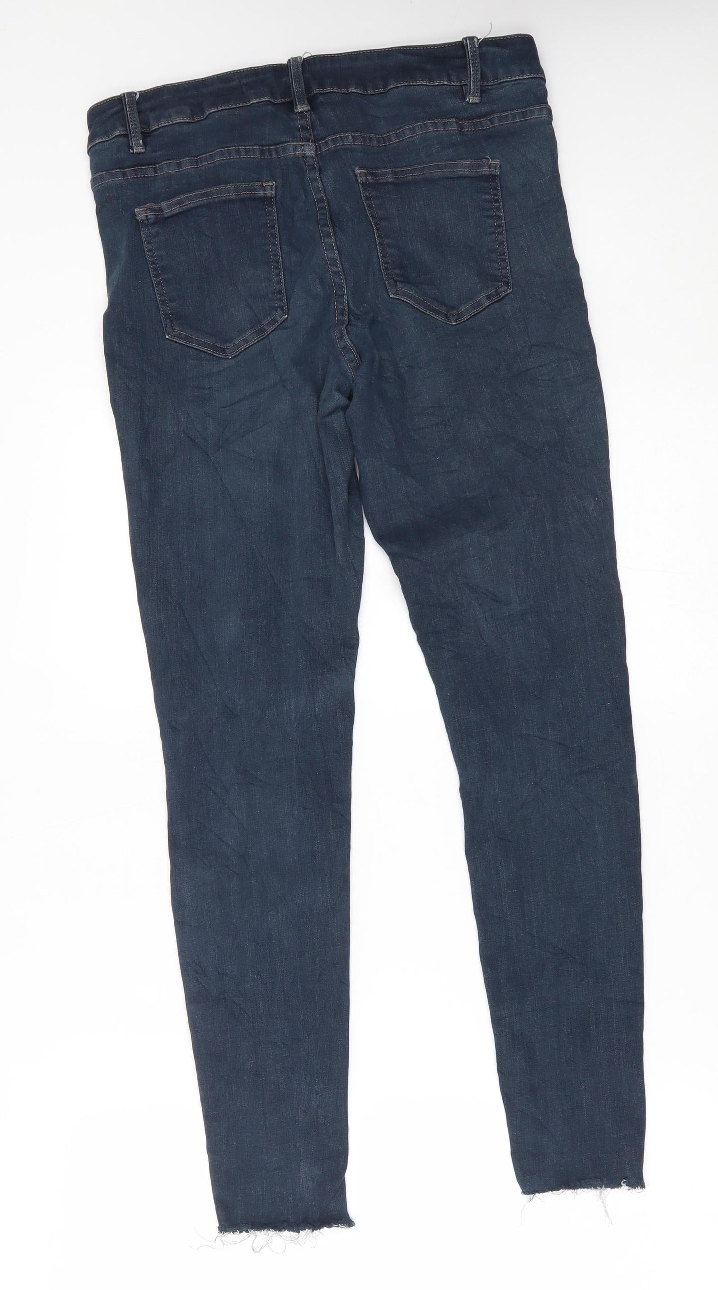 NEXT Womens Blue   Skinny Jeans Size 12 L26 in