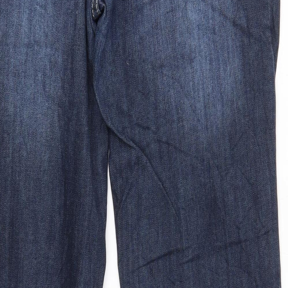makpl Womens Blue   Bootcut Jeans Size XL L32 in