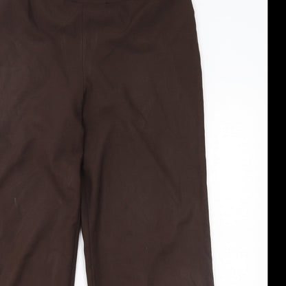 Womens UK Size 18 essence Regular Fit  Brown Trousers