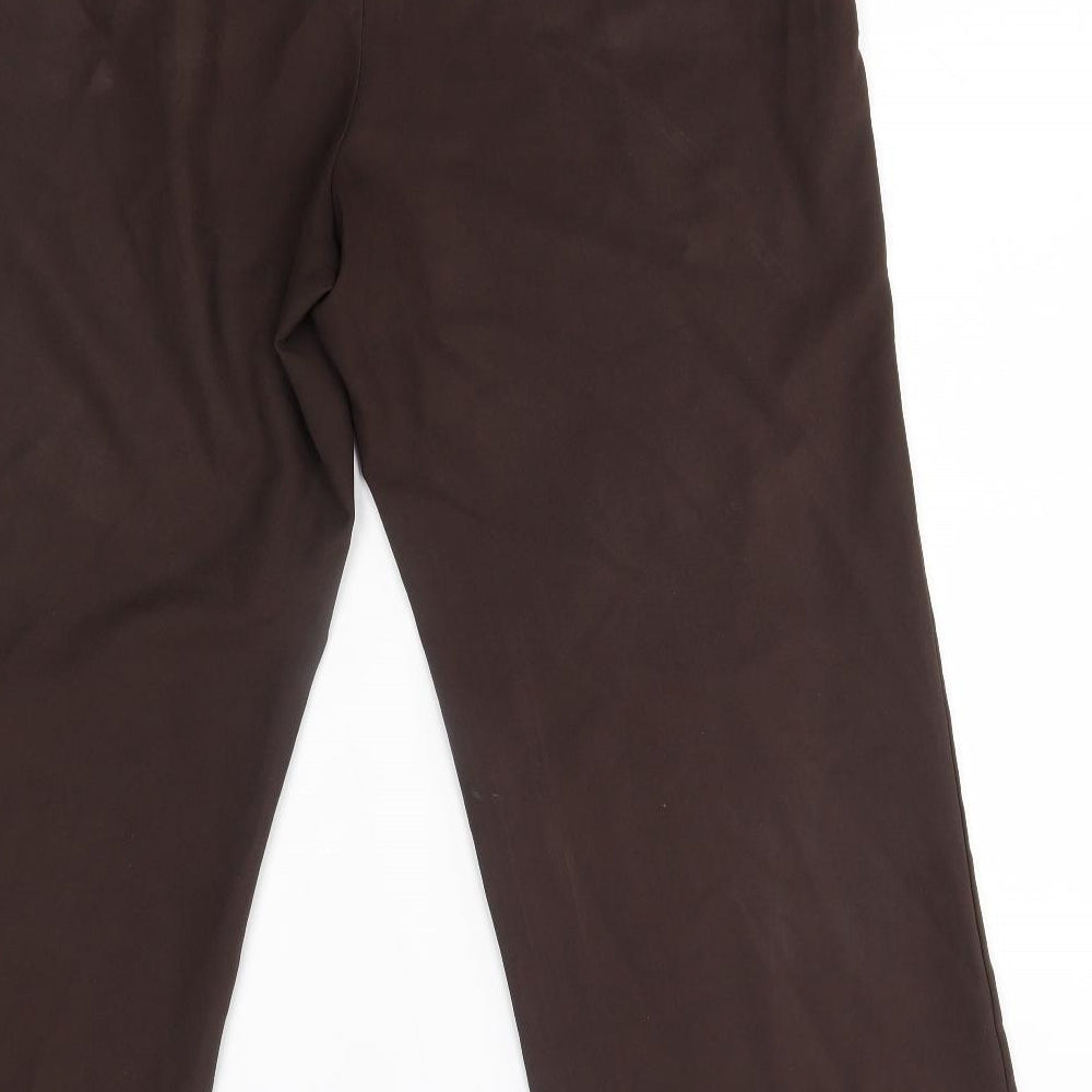 Womens UK Size 18 essence Regular Fit  Brown Trousers