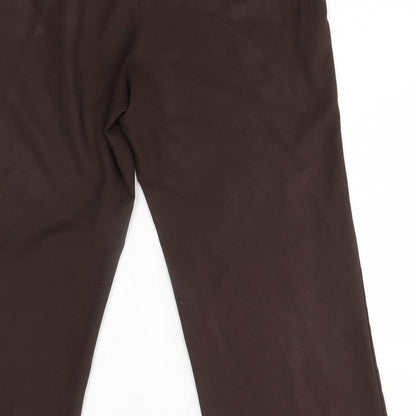Womens UK Size 18 essence Regular Fit  Brown Trousers