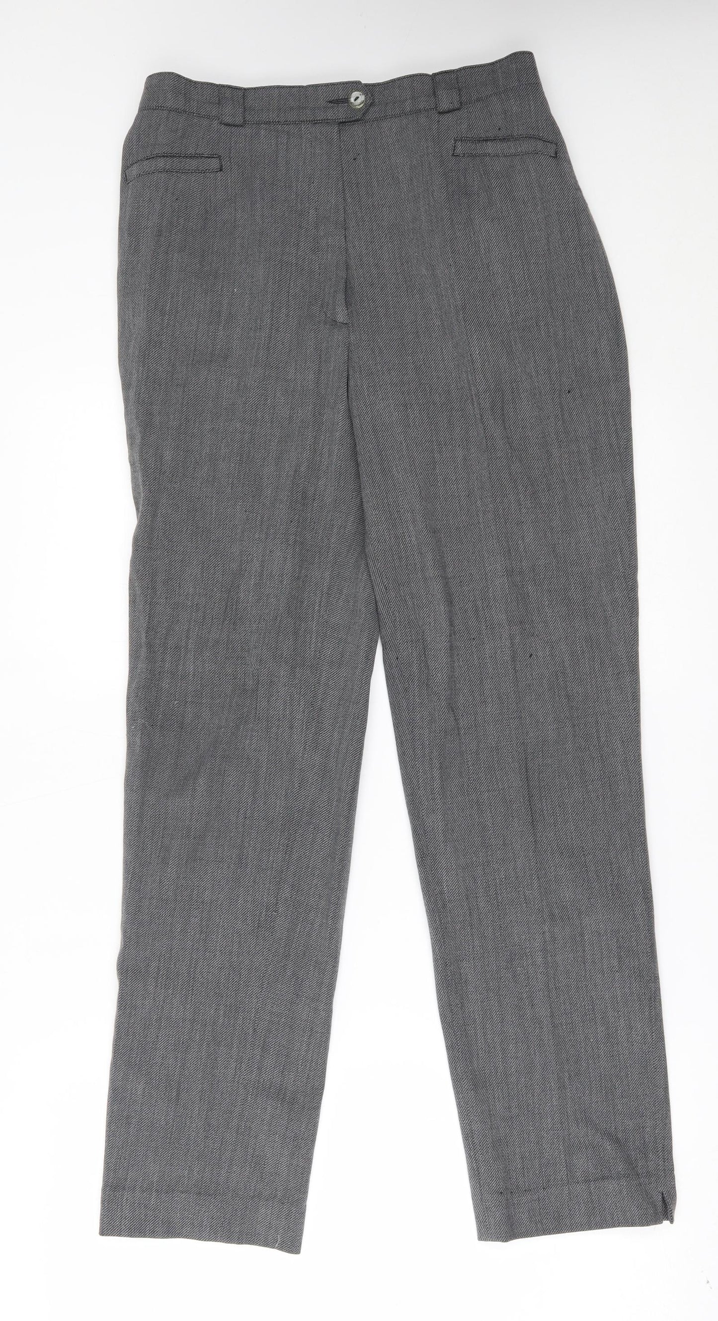 eugen klein Womens Grey   Trousers  Size 10 L29 in