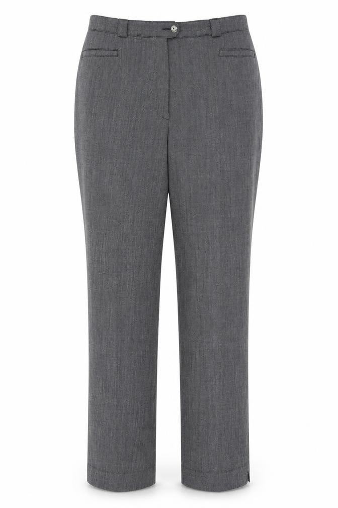 Womens UK Size 10 eugen klein Regular Fit  Grey Trousers