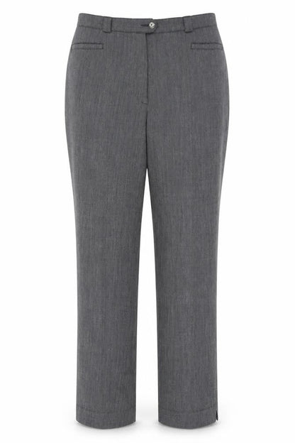 Womens UK Size 10 eugen klein Regular Fit  Grey Trousers