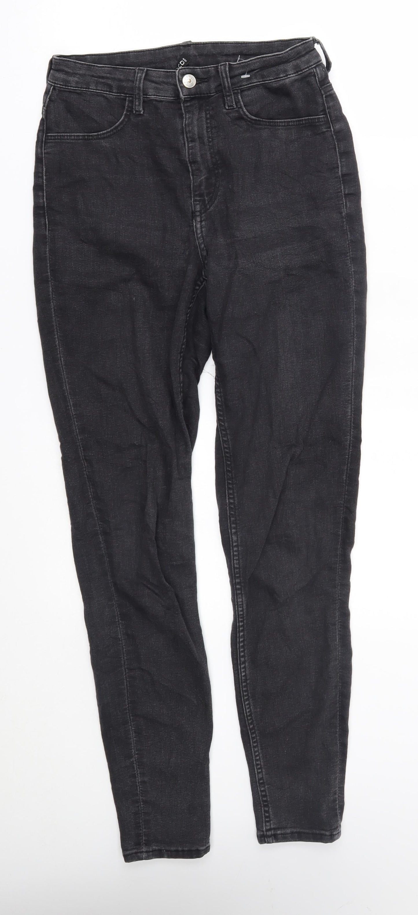 Womens UK Size 6 H&M Regular Fit Skinny Black Jeans