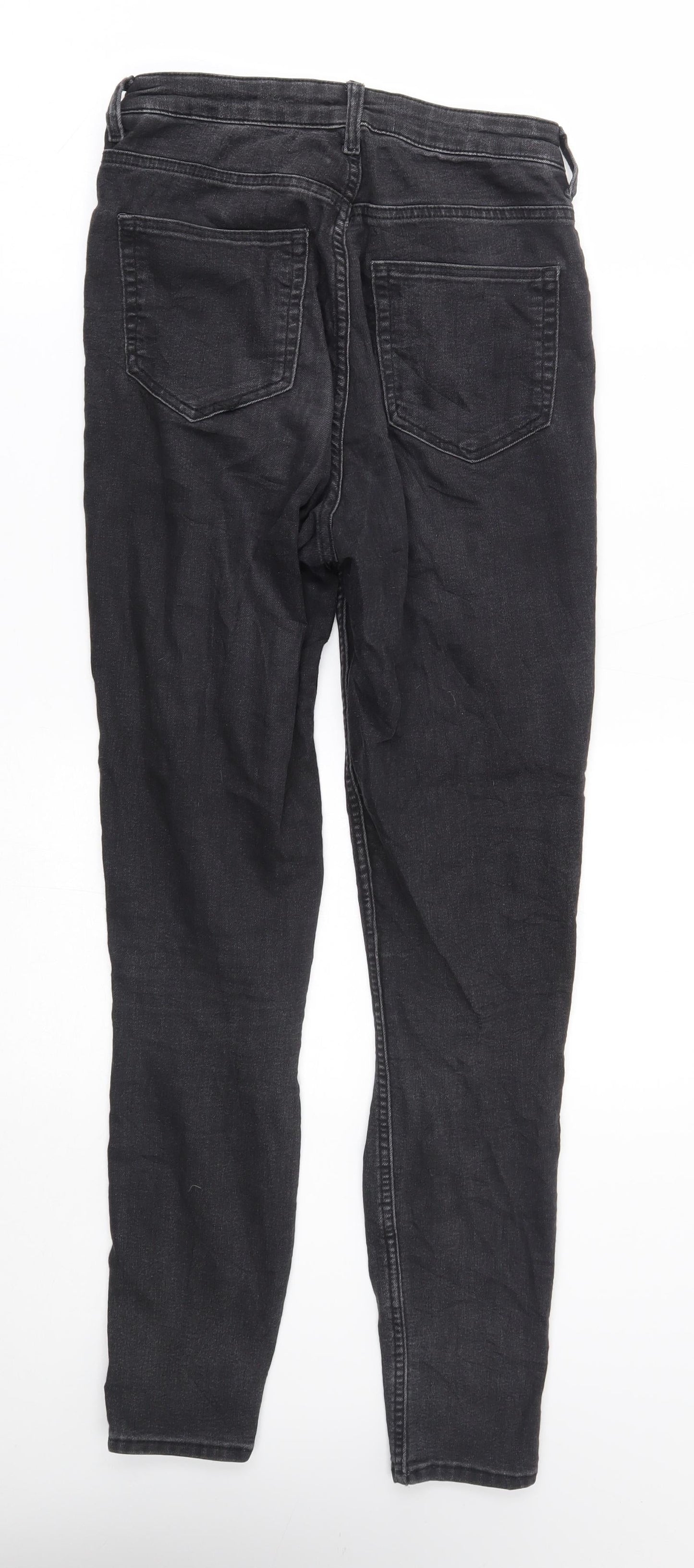 Womens UK Size 6 H&M Regular Fit Skinny Black Jeans