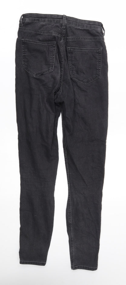 Womens UK Size 6 H&M Regular Fit Skinny Black Jeans