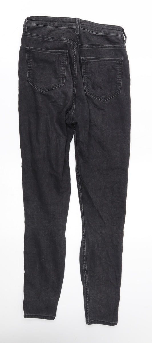 Womens UK Size 6 H&M Regular Fit Skinny Black Jeans