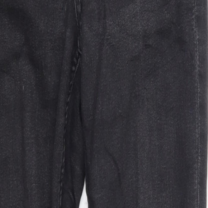 Womens UK Size 6 H&M Regular Fit Skinny Black Jeans
