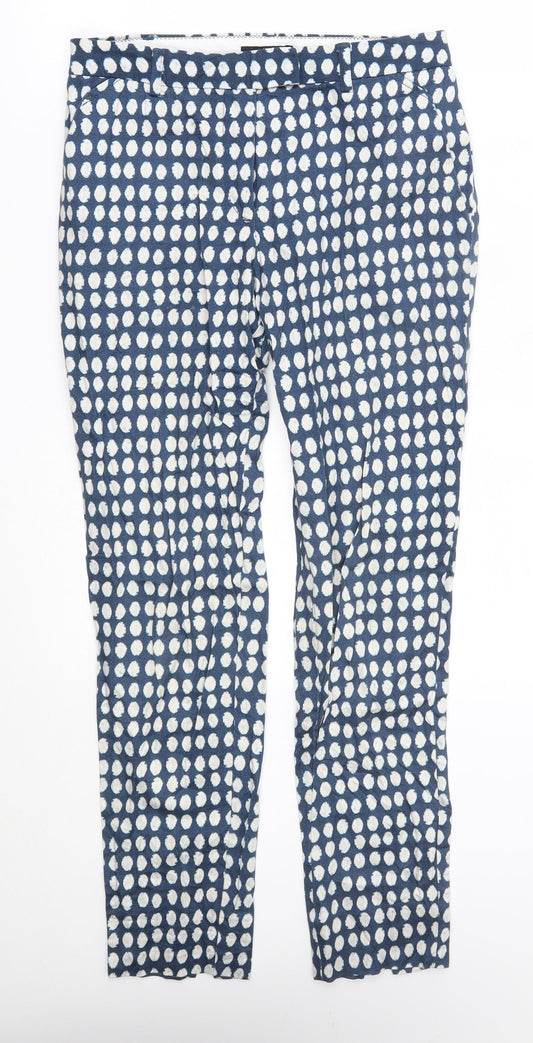 Womens UK Size 6 H&M Regular Fit  Blue Trousers