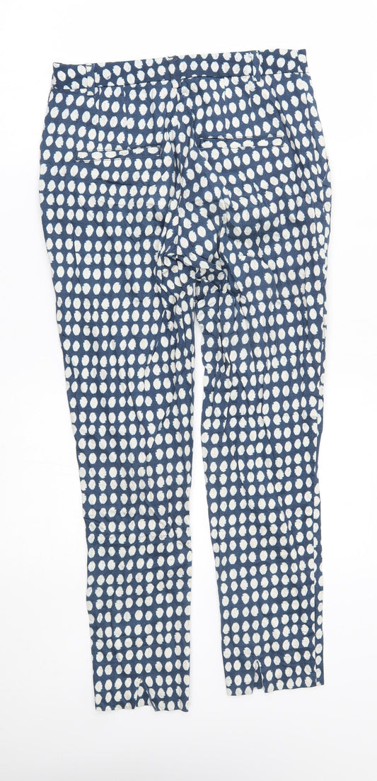Womens UK Size 6 H&M Regular Fit  Blue Trousers