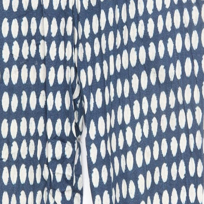 Womens UK Size 6 H&M Regular Fit  Blue Trousers