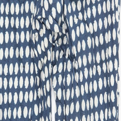 Womens UK Size 6 H&M Regular Fit  Blue Trousers