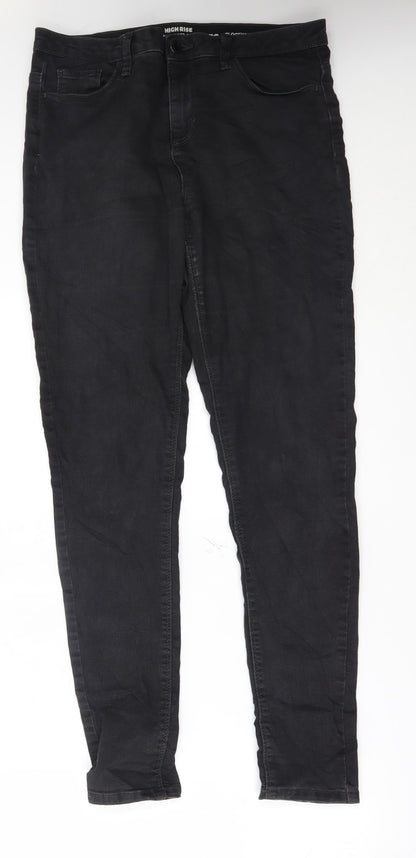 Clockhouse Womens Black   Skinny Jeans Size 12 L28 in