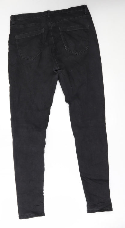 Clockhouse Womens Black   Skinny Jeans Size 12 L28 in