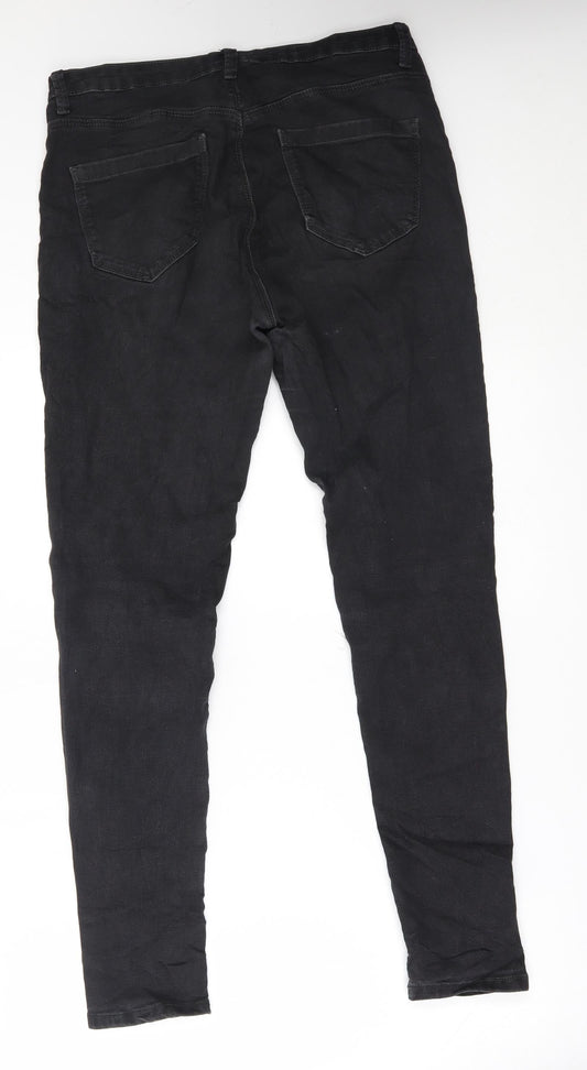 Clockhouse Womens Black   Skinny Jeans Size 12 L28 in