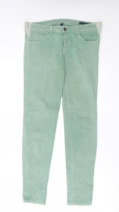 benetton Womens Green   Skinny Jeans Size 32 in L29 in