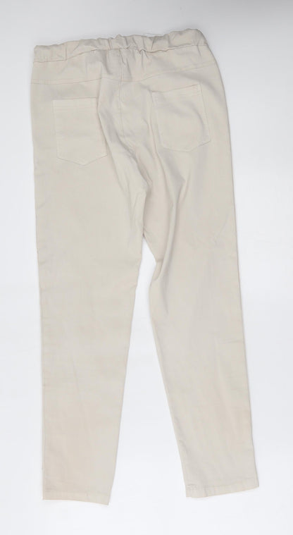 Womens UK Size 30 in Preworn Regular Fit Skinny Beige Jeans