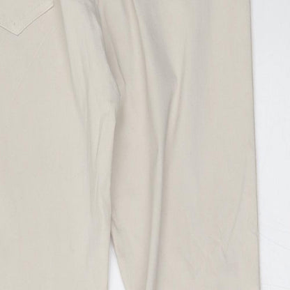 Womens UK Size 30 in Preworn Regular Fit Skinny Beige Jeans