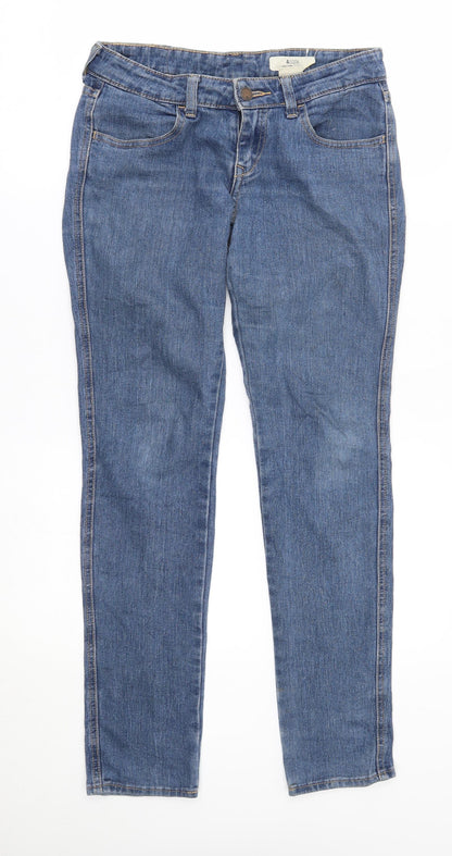 Womens UK Size 26 in H&M Slim Fit Straight Blue Jeans
