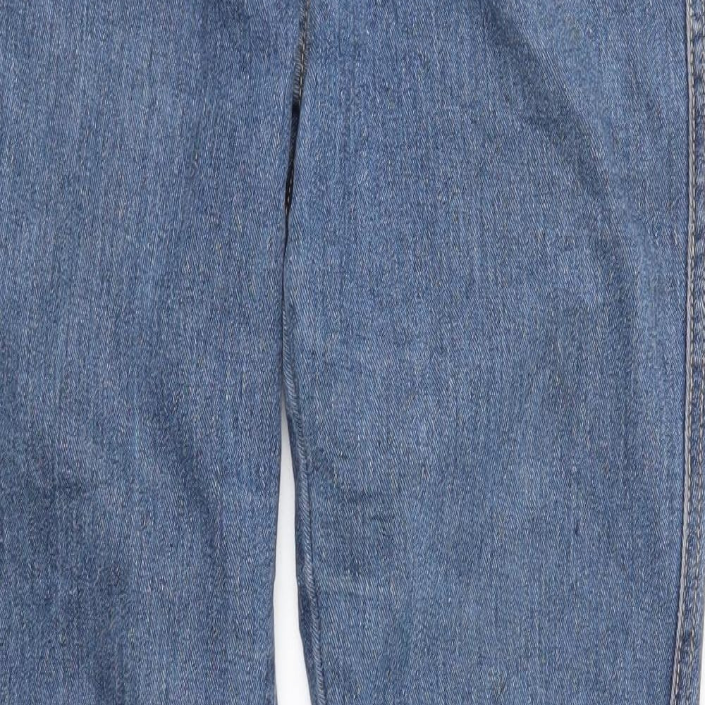 Womens UK Size 26 in H&M Slim Fit Straight Blue Jeans