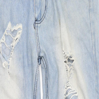 Womens UK Size 32 in Preworn Regular Fit Straight Blue Jeans