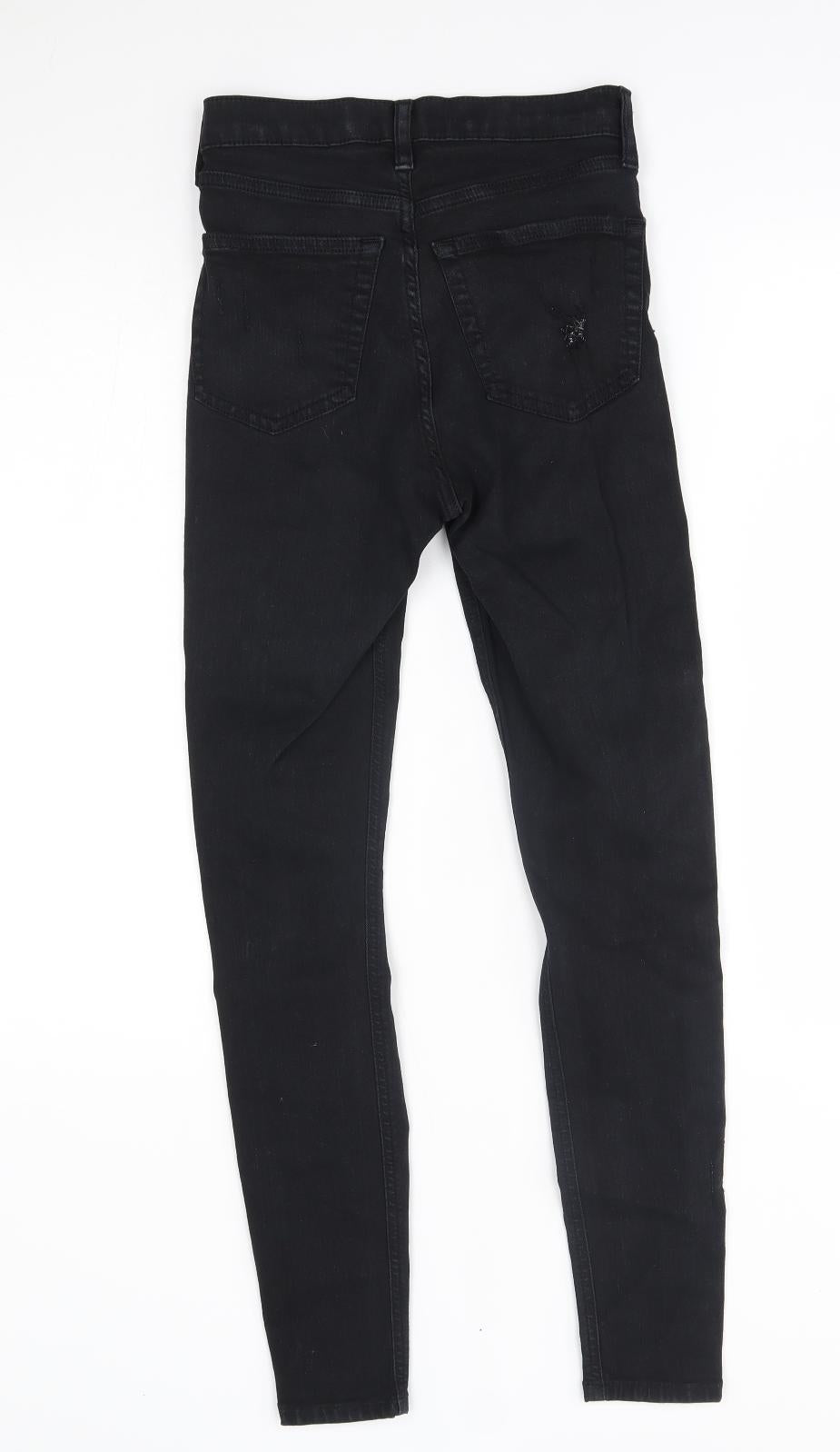 Topshop Womens Black   Skinny Jeans Size 26 in L32 in - Jamie