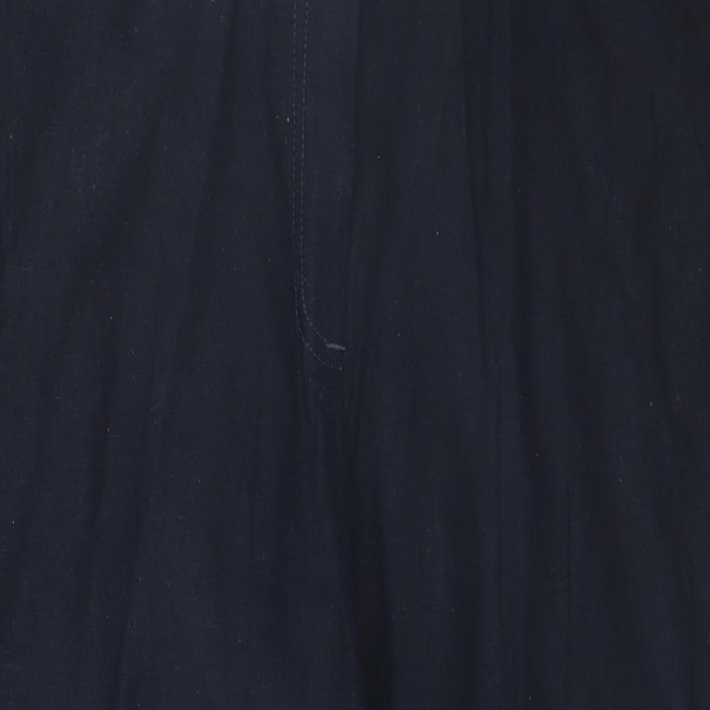Womens UK Size 16 Marks and Spencer Regular Fit  Blue Trousers