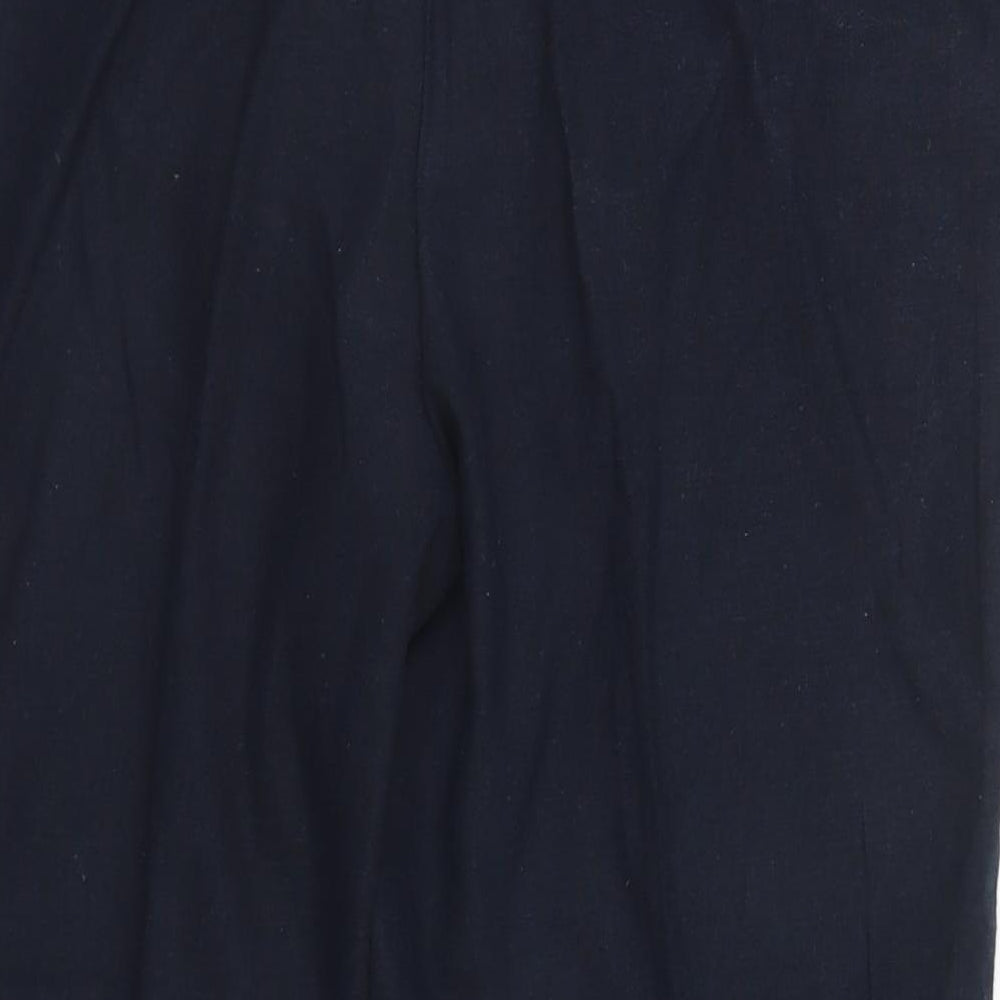 Womens UK Size 16 Marks and Spencer Regular Fit  Blue Trousers