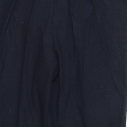 Womens UK Size 16 Marks and Spencer Regular Fit  Blue Trousers