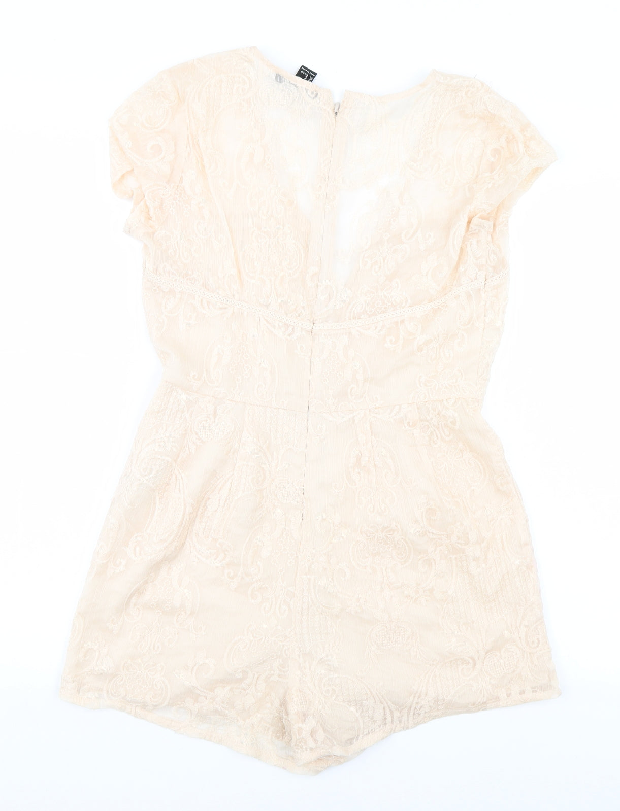 FOREVER 21 Womens Beige   Jumpsuit One-Piece Size M