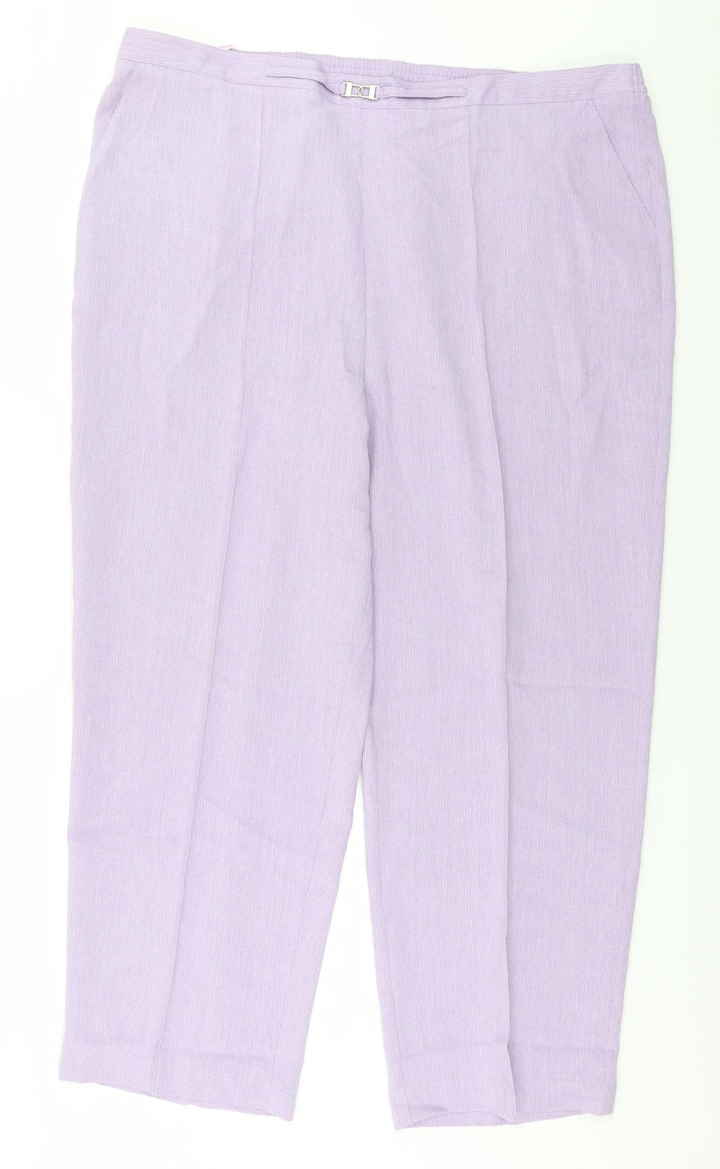 Womens UK Size 22 BM Regular Fit  Blue Trousers