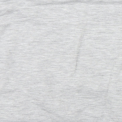 Brand and care label for New Look boys’ grey jumper, size S, - do not disturb